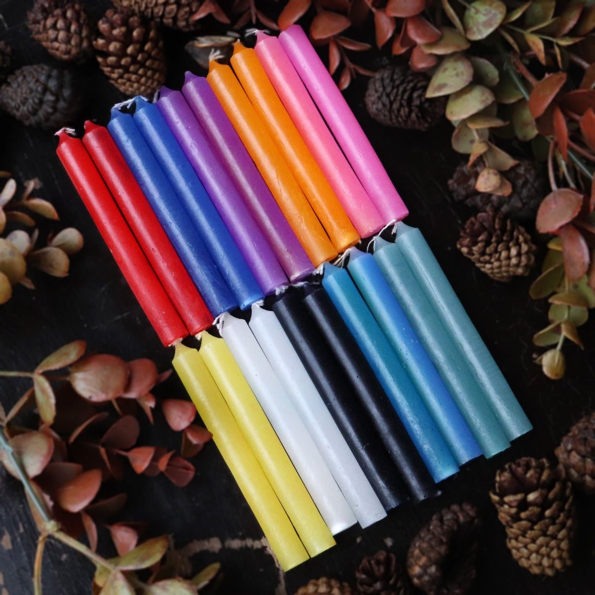 20 Candle Set, 10 colors - 13 Moons