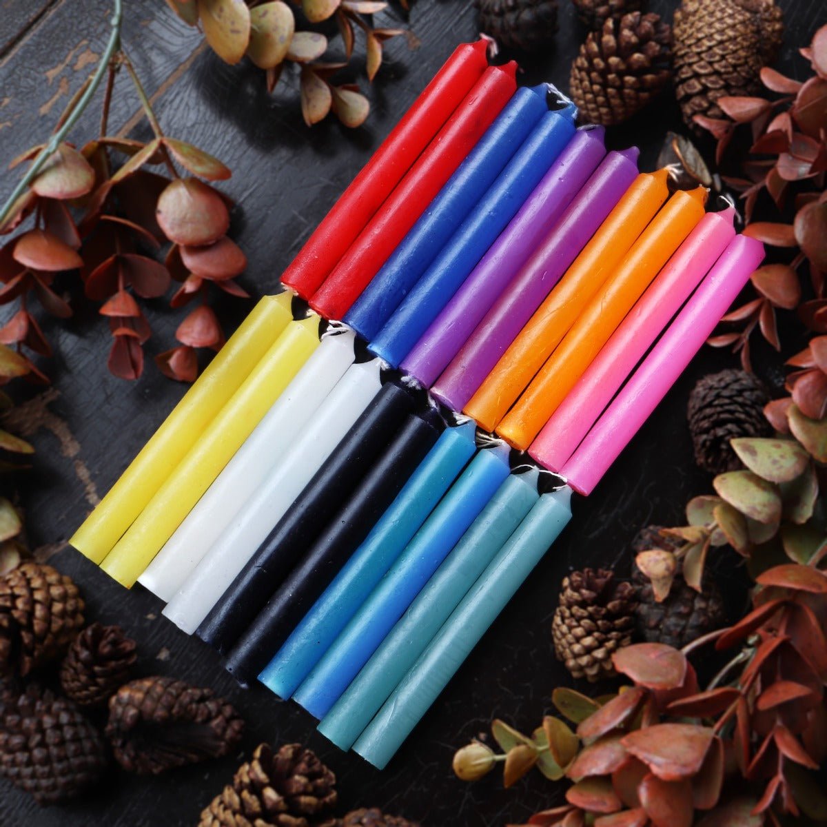 20 Candle Set, 10 colors - 13 Moons