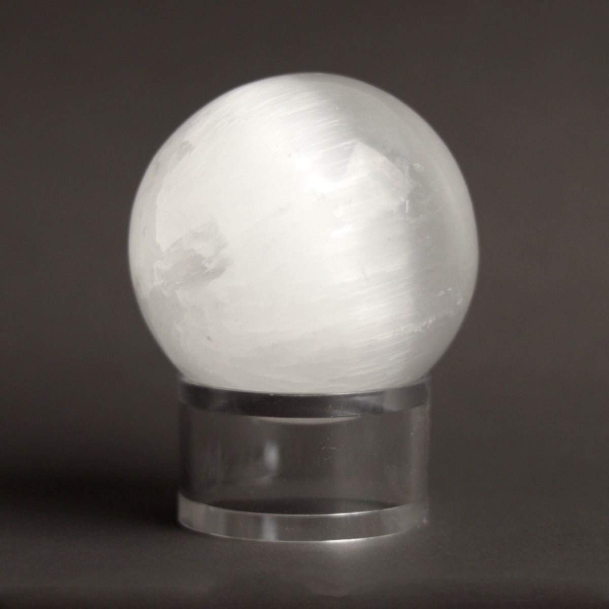 2.5 to 3.25 inch Selenite Crystal Ball - 13 Moons