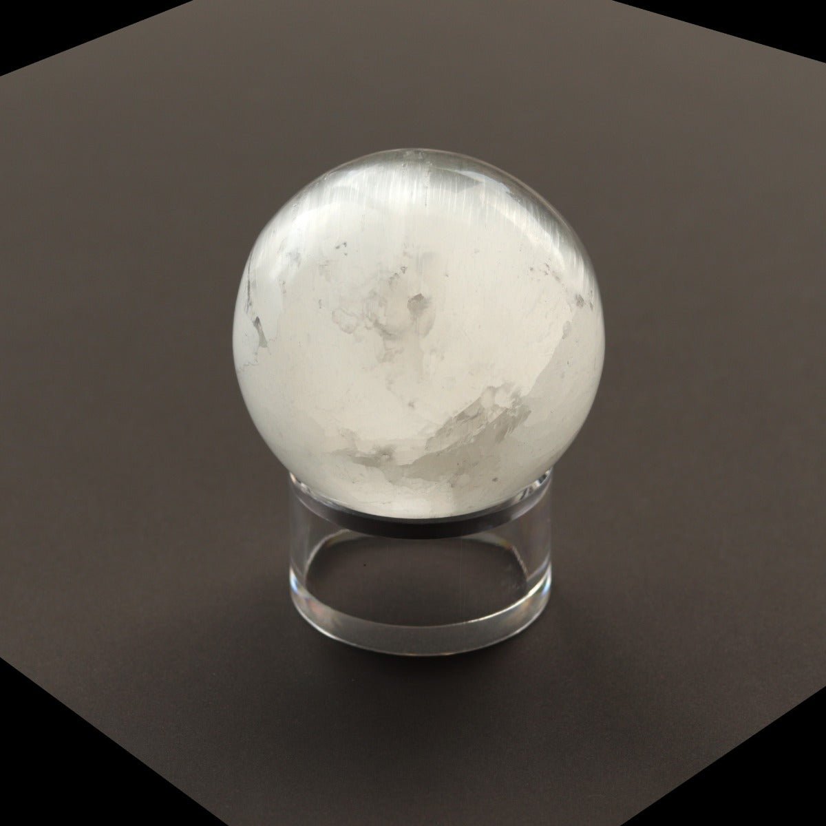 2.5 to 3.25 inch Selenite Crystal Ball - 13 Moons