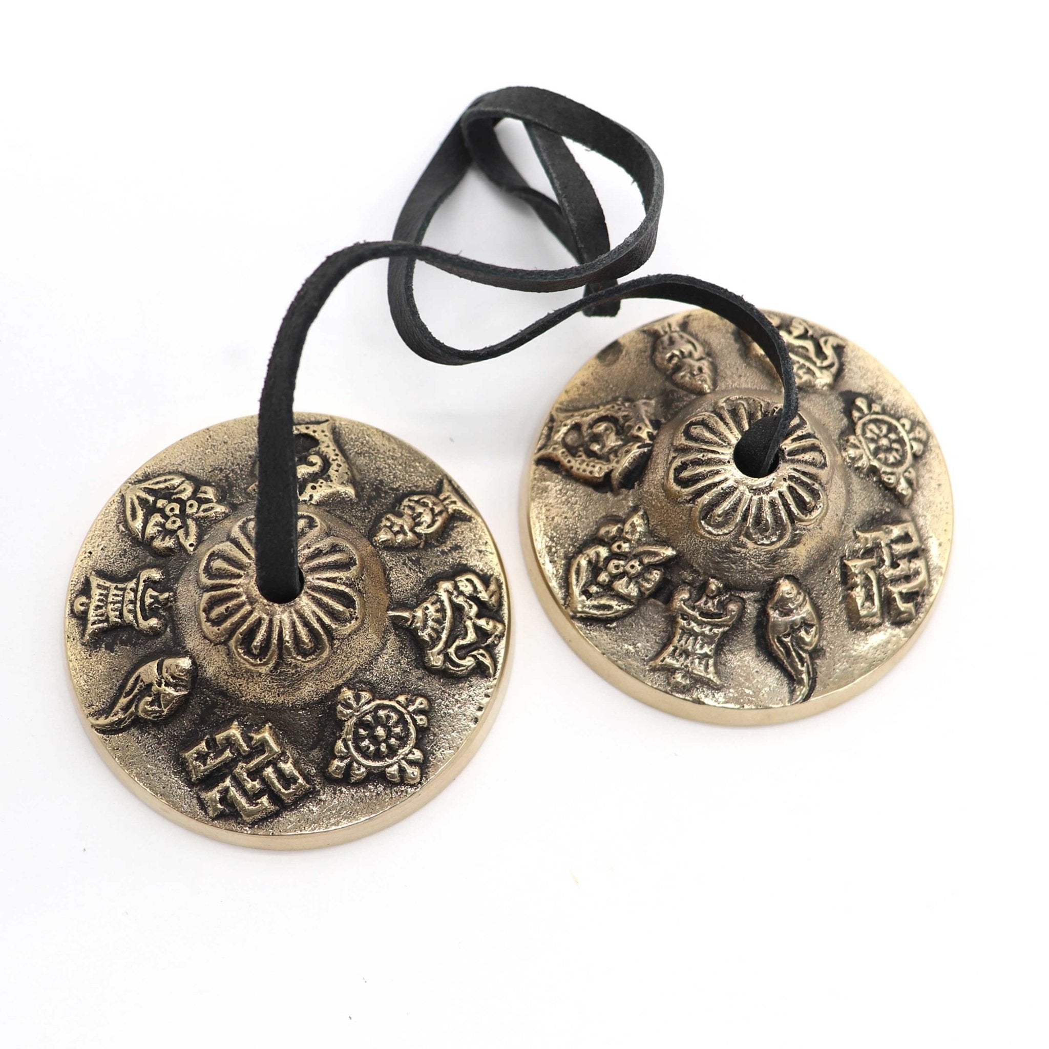 8 Auspicious Tibetan Tingshas - 13 Moons