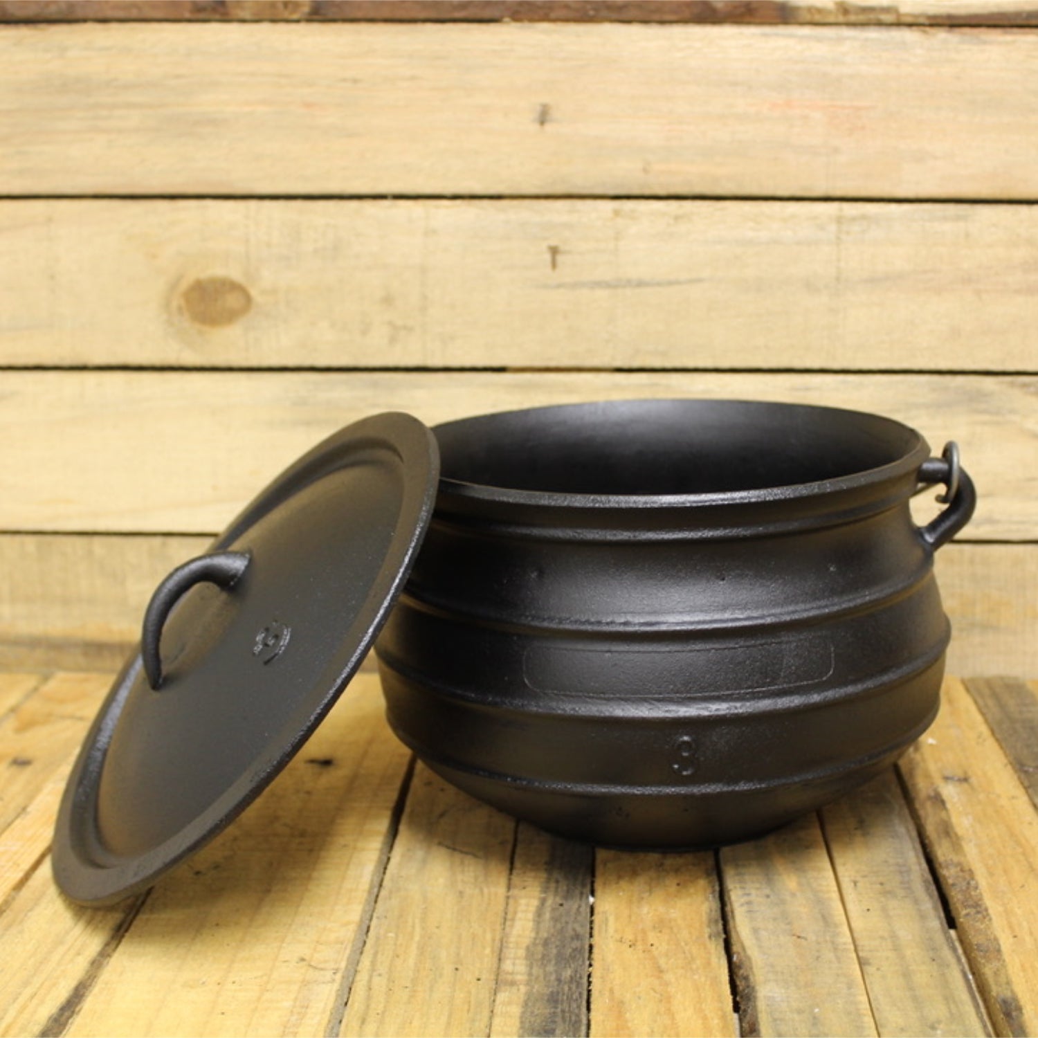 Cast iron Flat Bottom #3 Bean pot Dutch oven