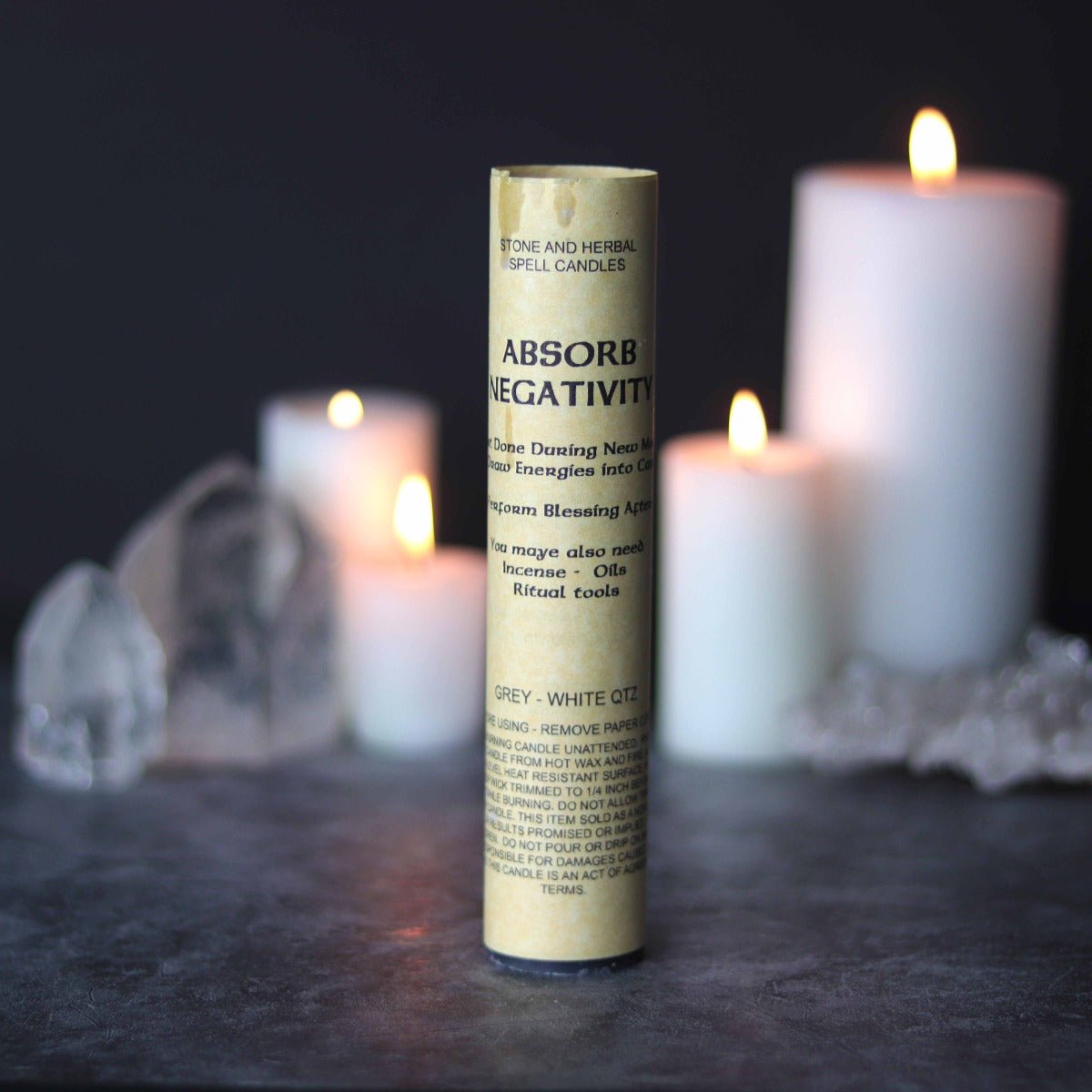 Absorb Negativity Spell Candle - 13 Moons