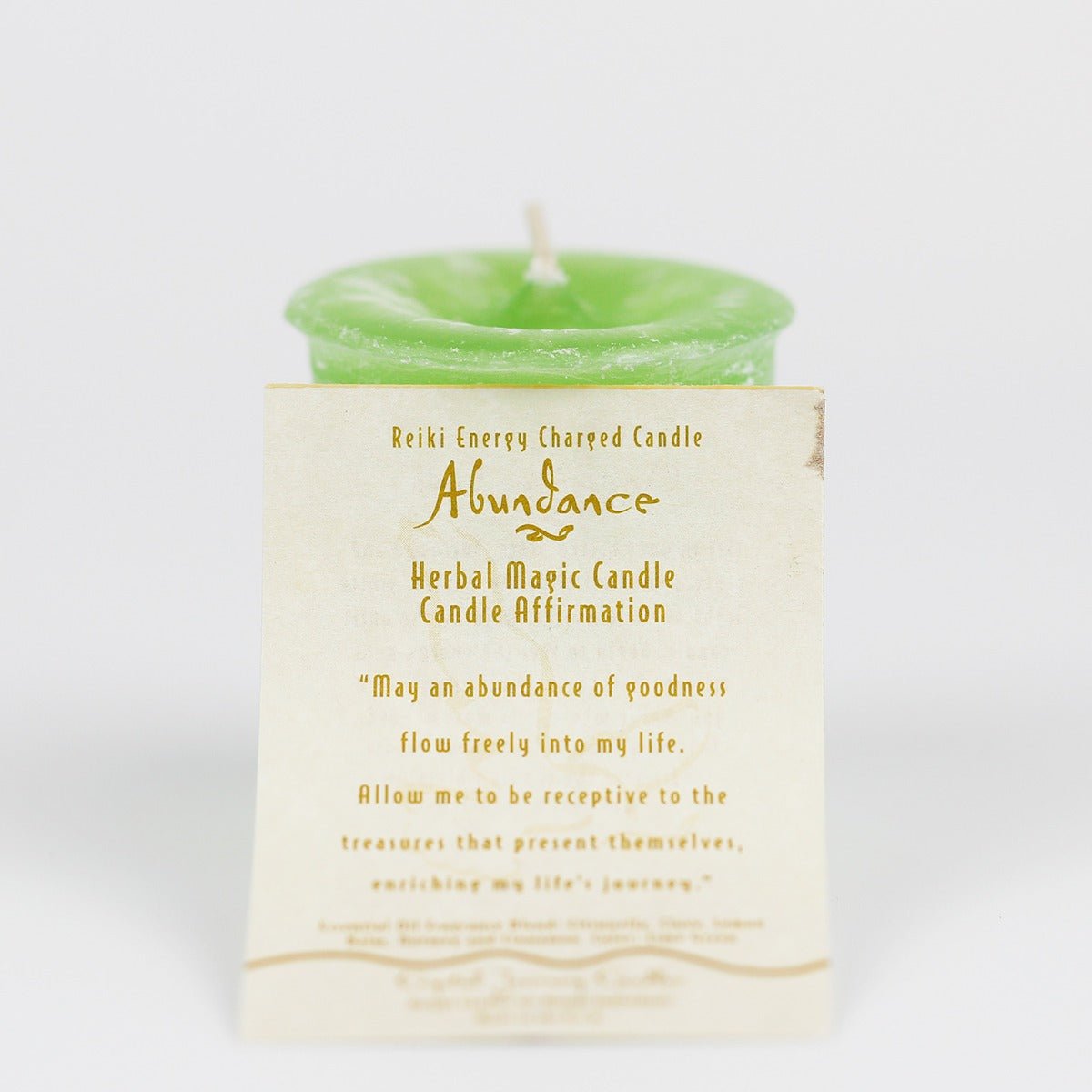 Abundance Affirmation Votive - 13 Moons