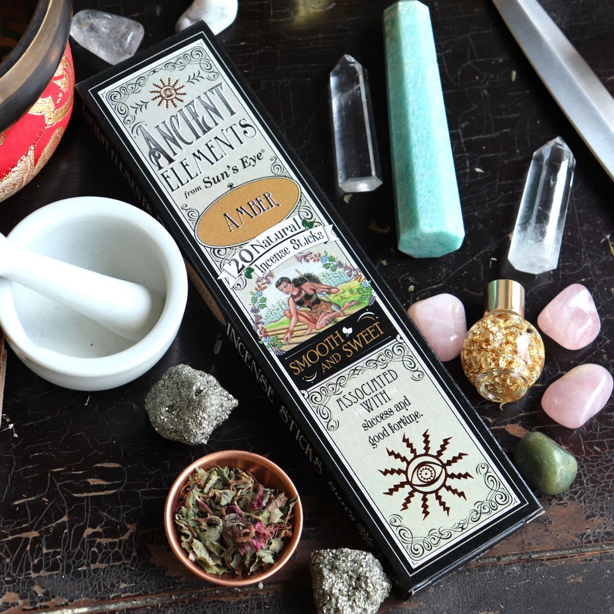 Amber Incense Stick - 20 Pack - 13 Moons