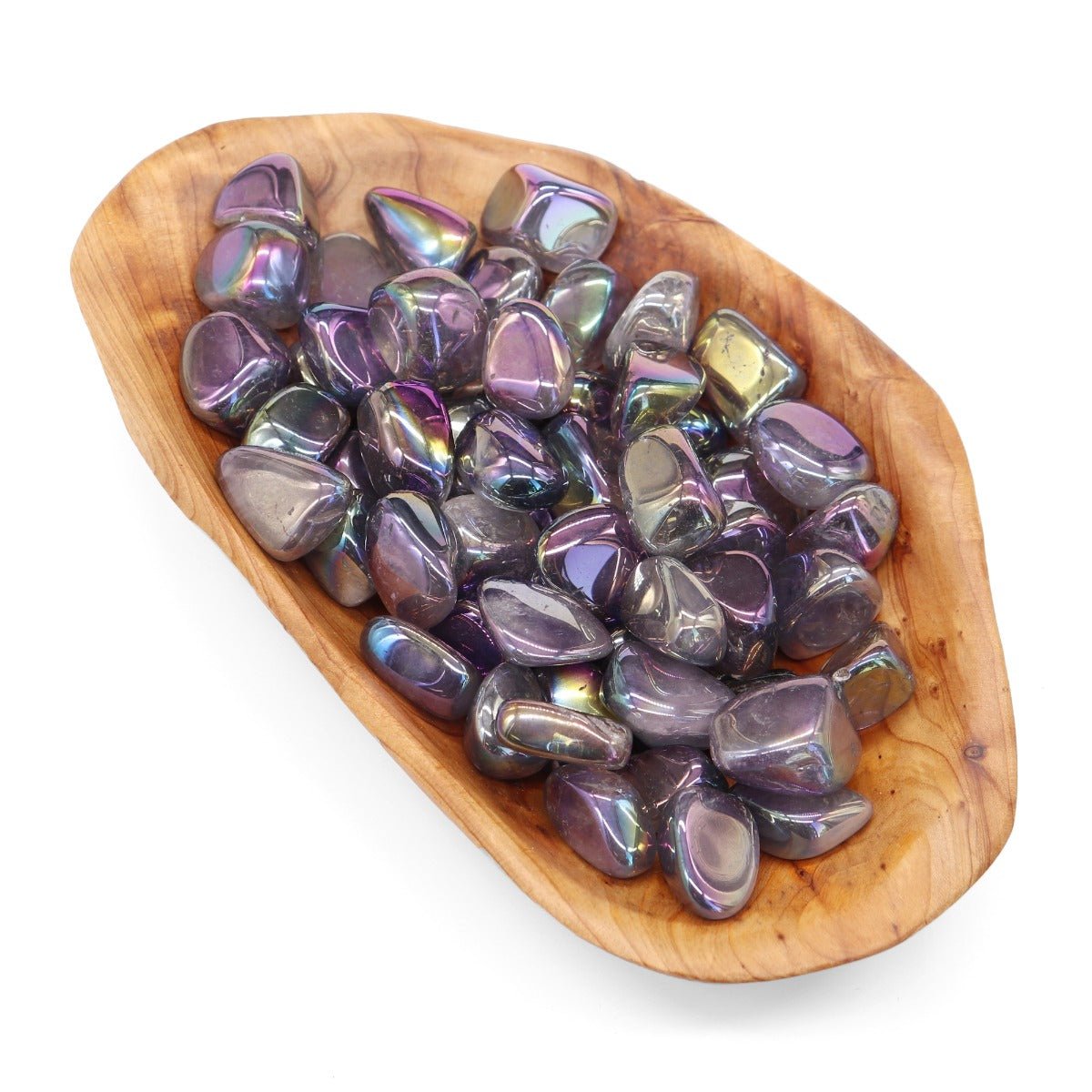 Amethyst, Rainbow Tumbled Stone - 13 Moons