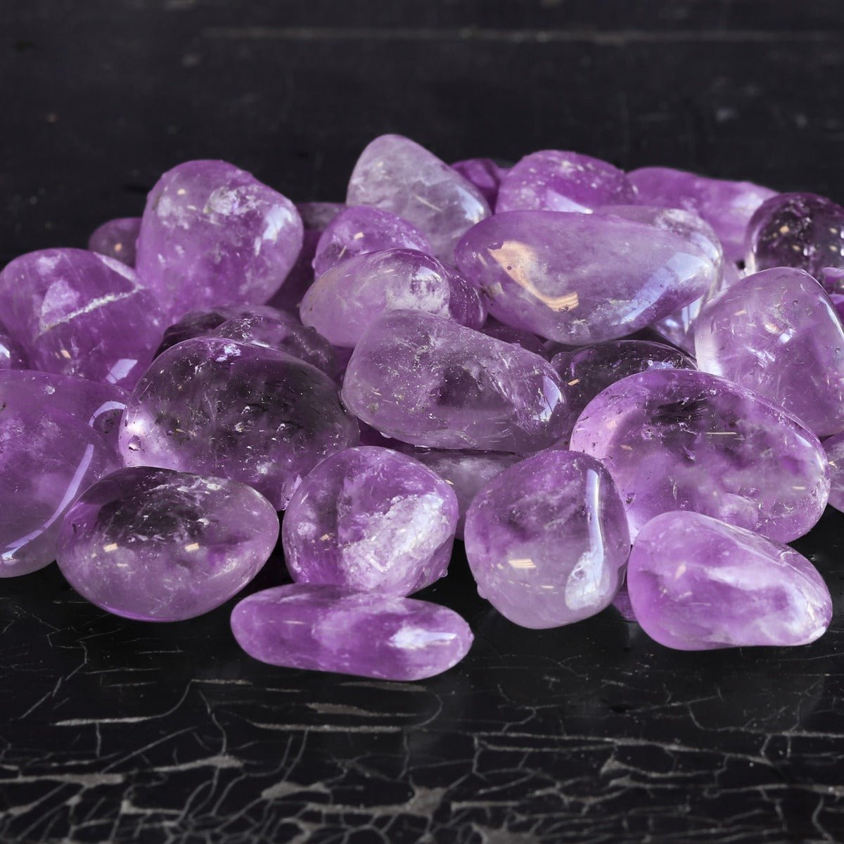 Amethyst Tumbled Stone - 13 Moons