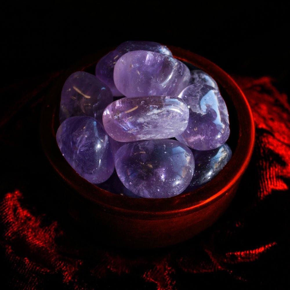 Amethyst Tumbled Stone - 13 Moons