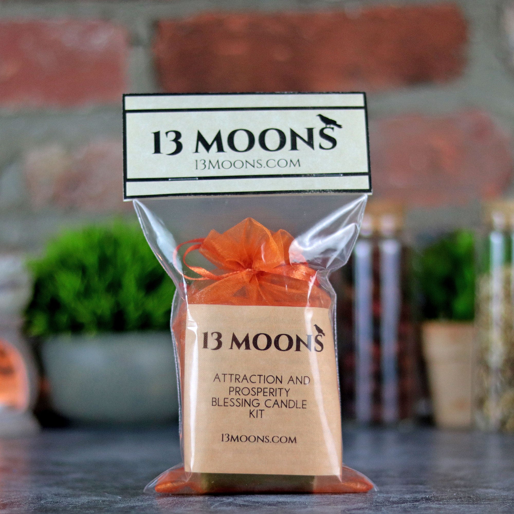 Attraction and Prosperity Blessing Candle Kit - 13 Moons
