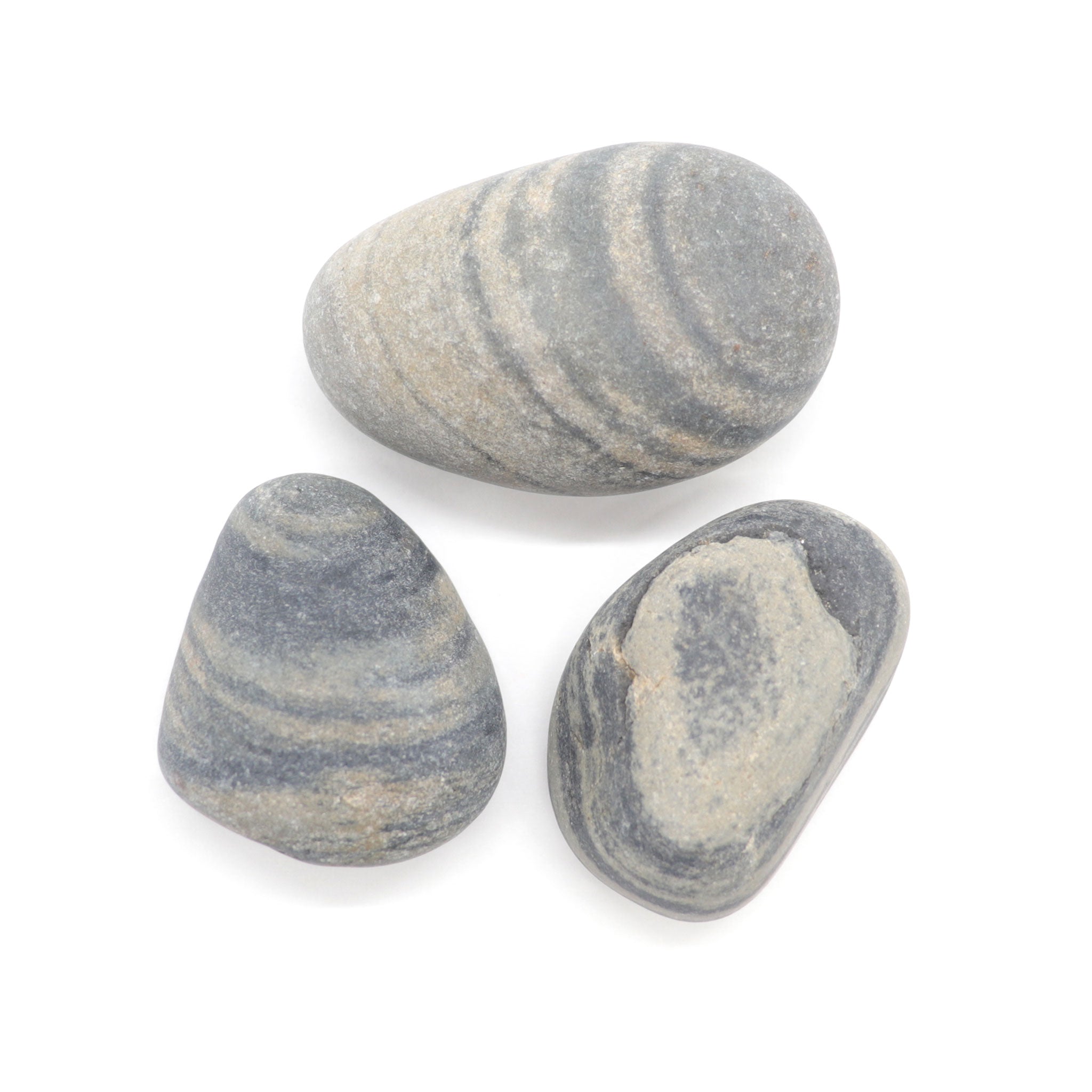 Banded Beach Luck Stone, 3 of - 13 Moons