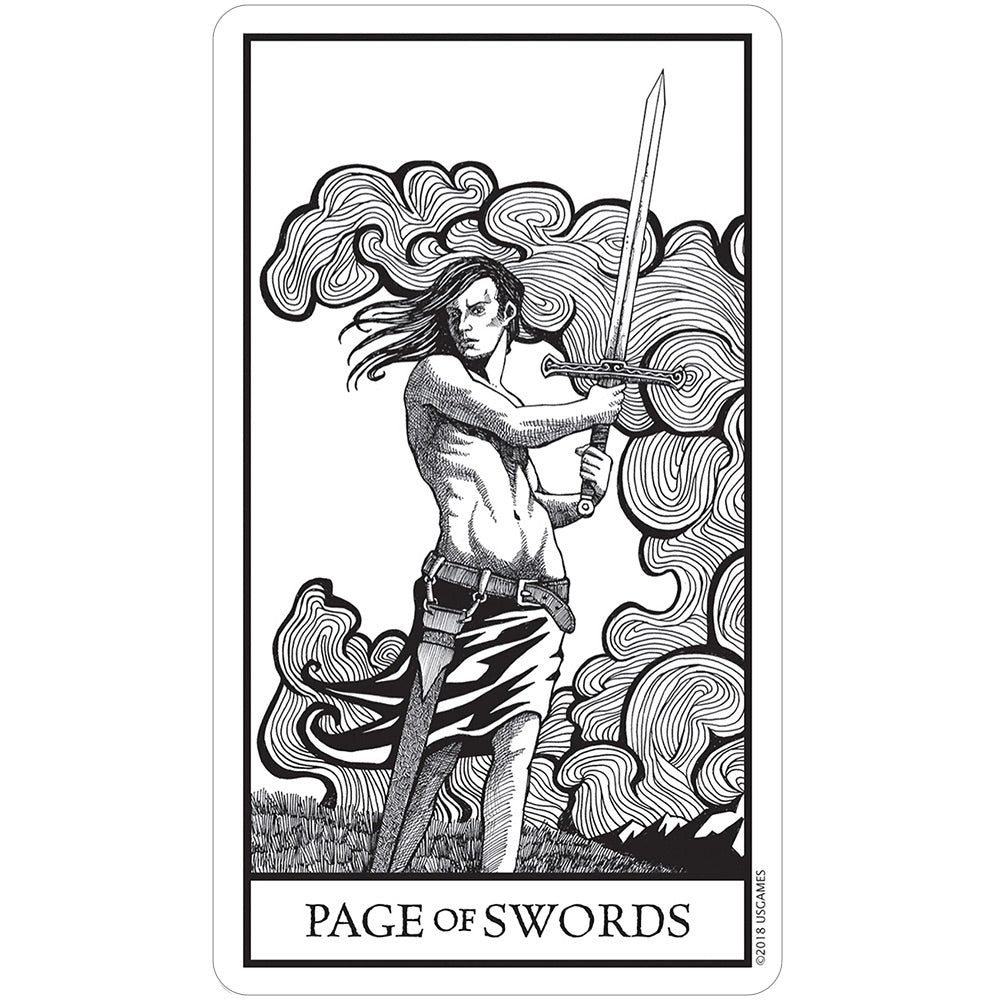 Bianco Nero Tarot Deck - 13 Moons