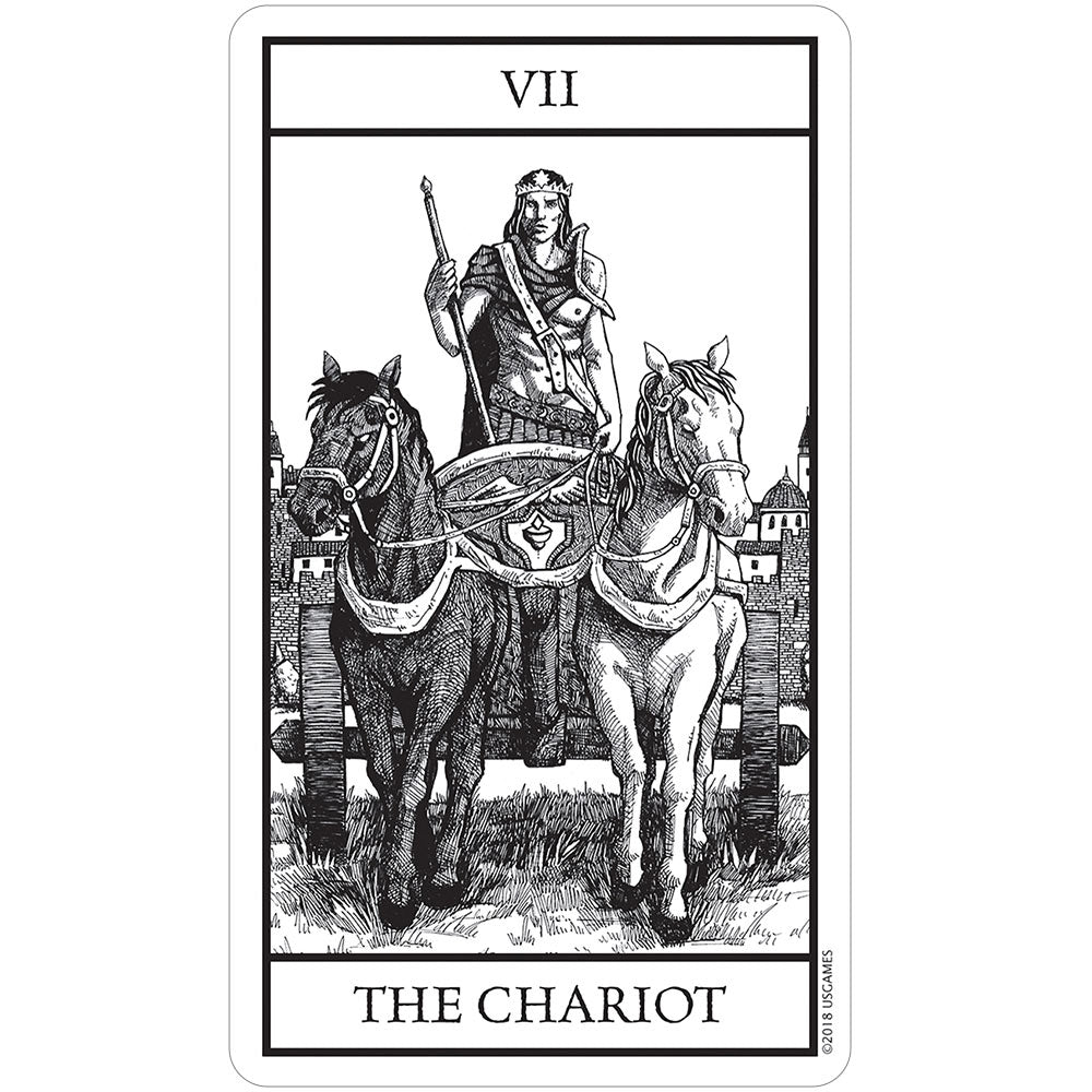 Bianco Nero Tarot Deck - 13 Moons