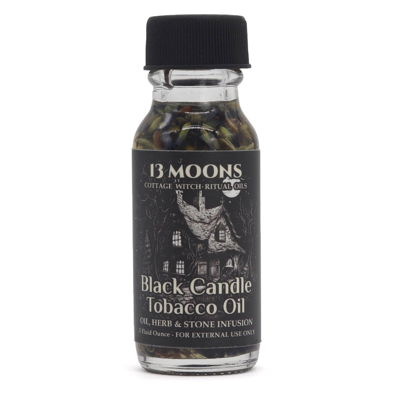 Black Candle Tobacco Ritual Oil by 13 Moons - 13 Moons