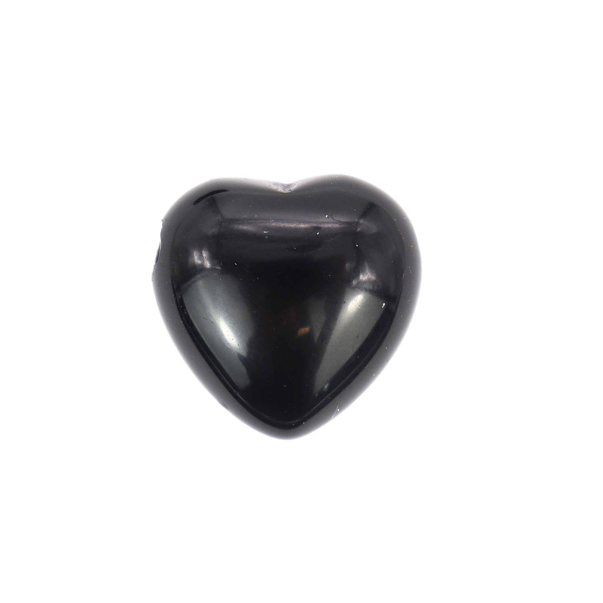 Black Obsidian Heart Pendant - 13 Moons