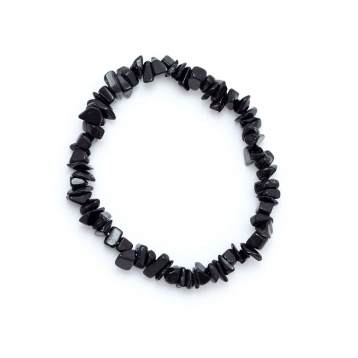Black Tourmaline Chip Bracelet - 13 Moons