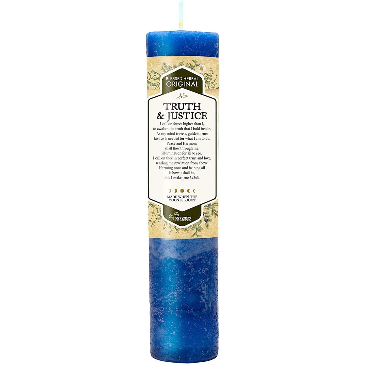 Blessed Herbal Candles Truth & Justice Candle