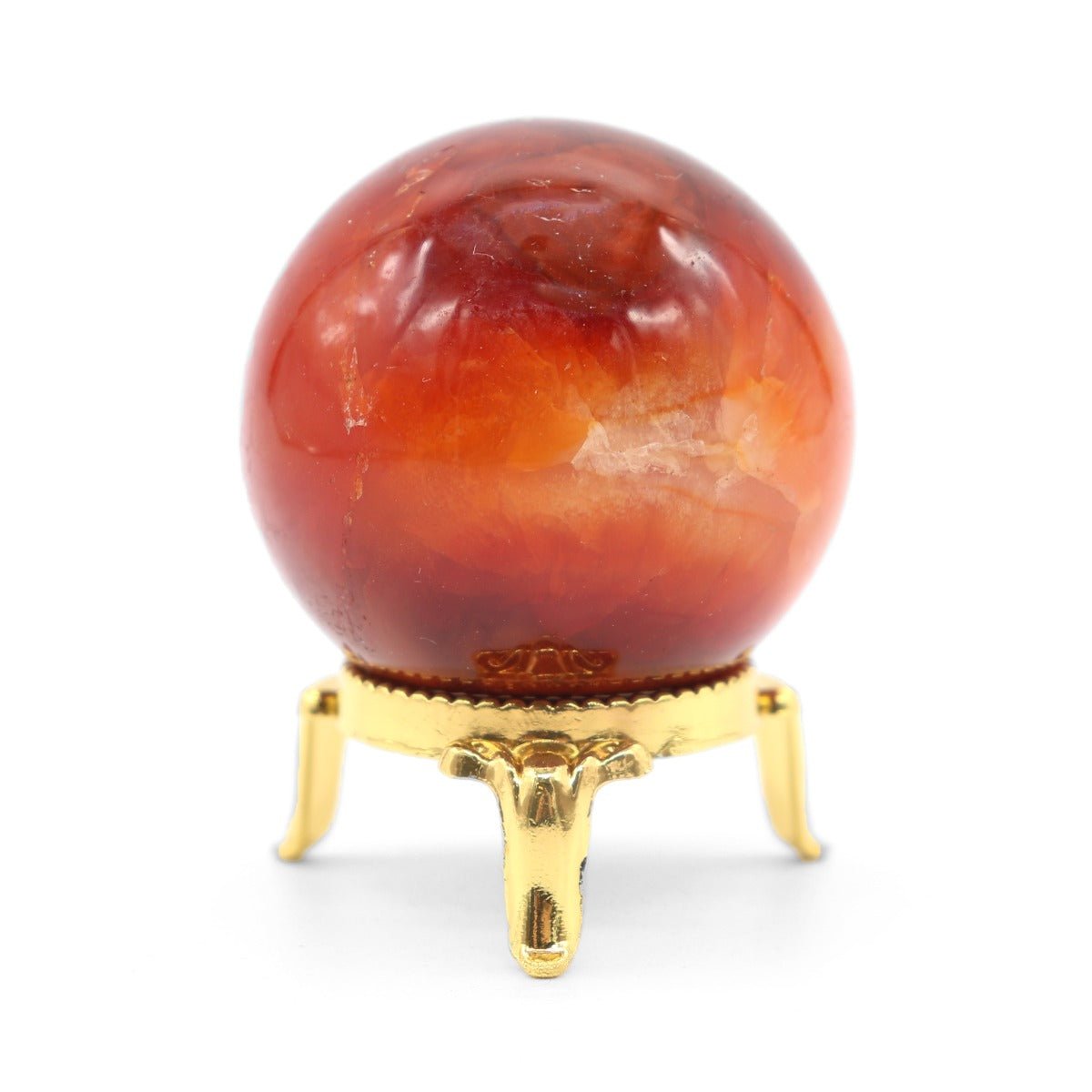 Carnelian Crystal Ball, Small - 13 Moons