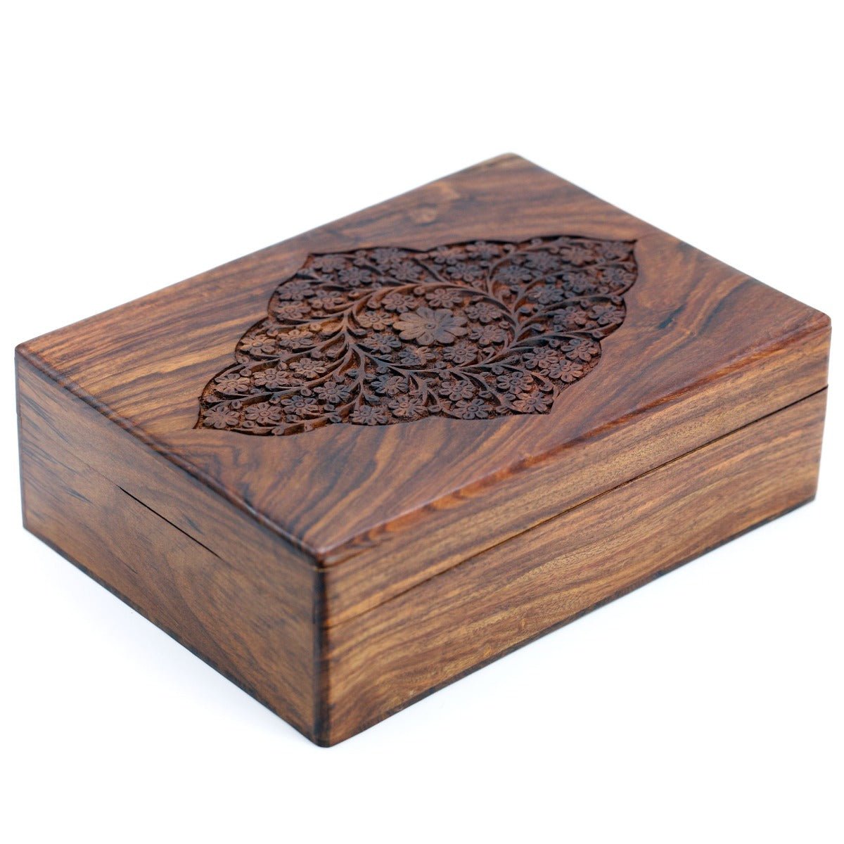Carved Wood Box 8x11 - 13 Moons