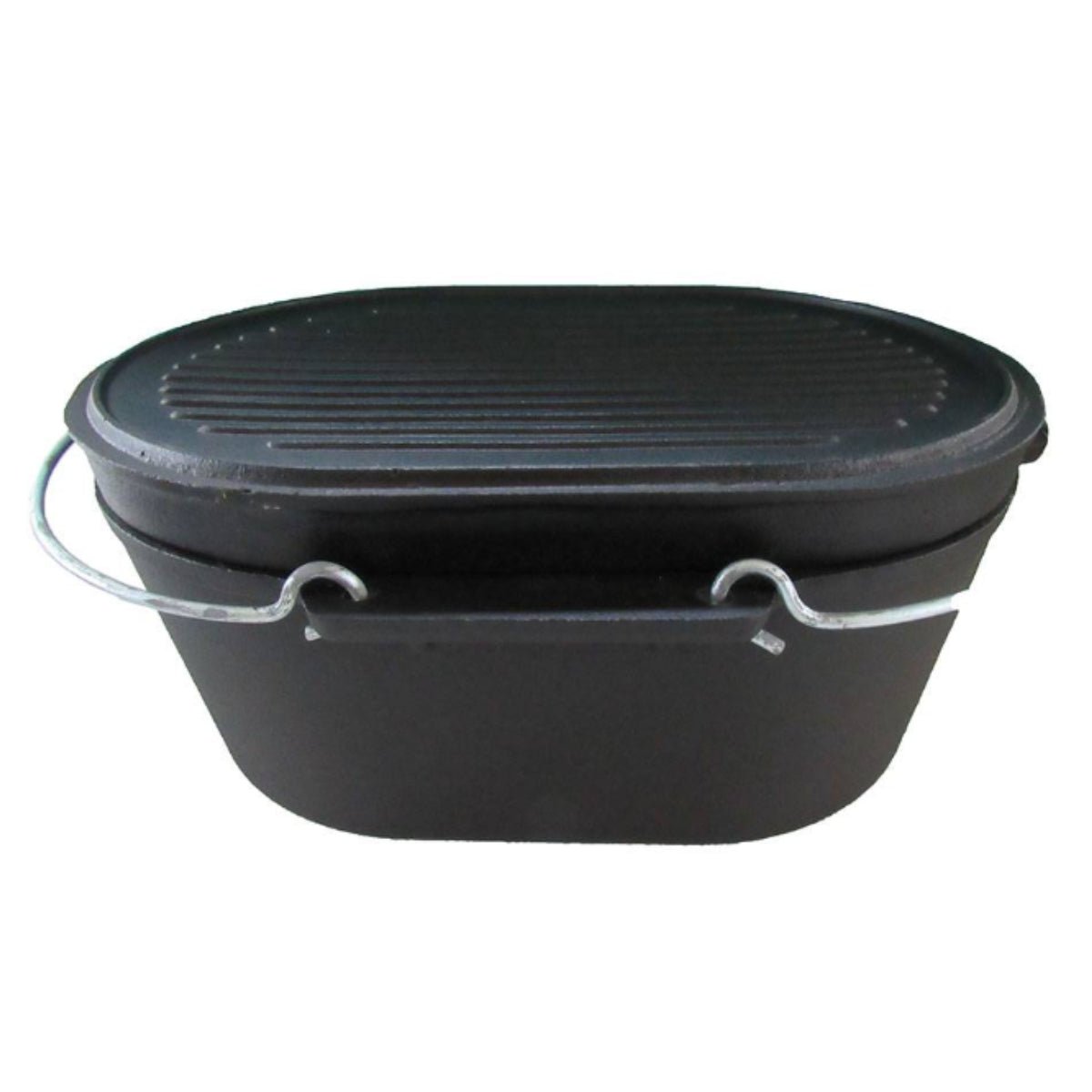 5.5-qt Cast Iron Oval Roaster