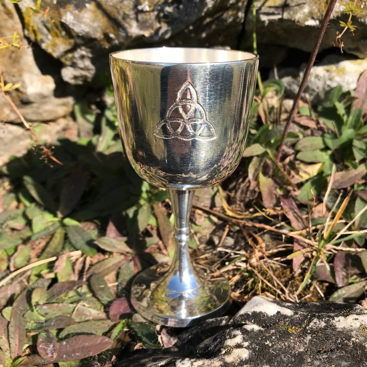 Celtic Triquetra Altar Chalice - 13 Moons