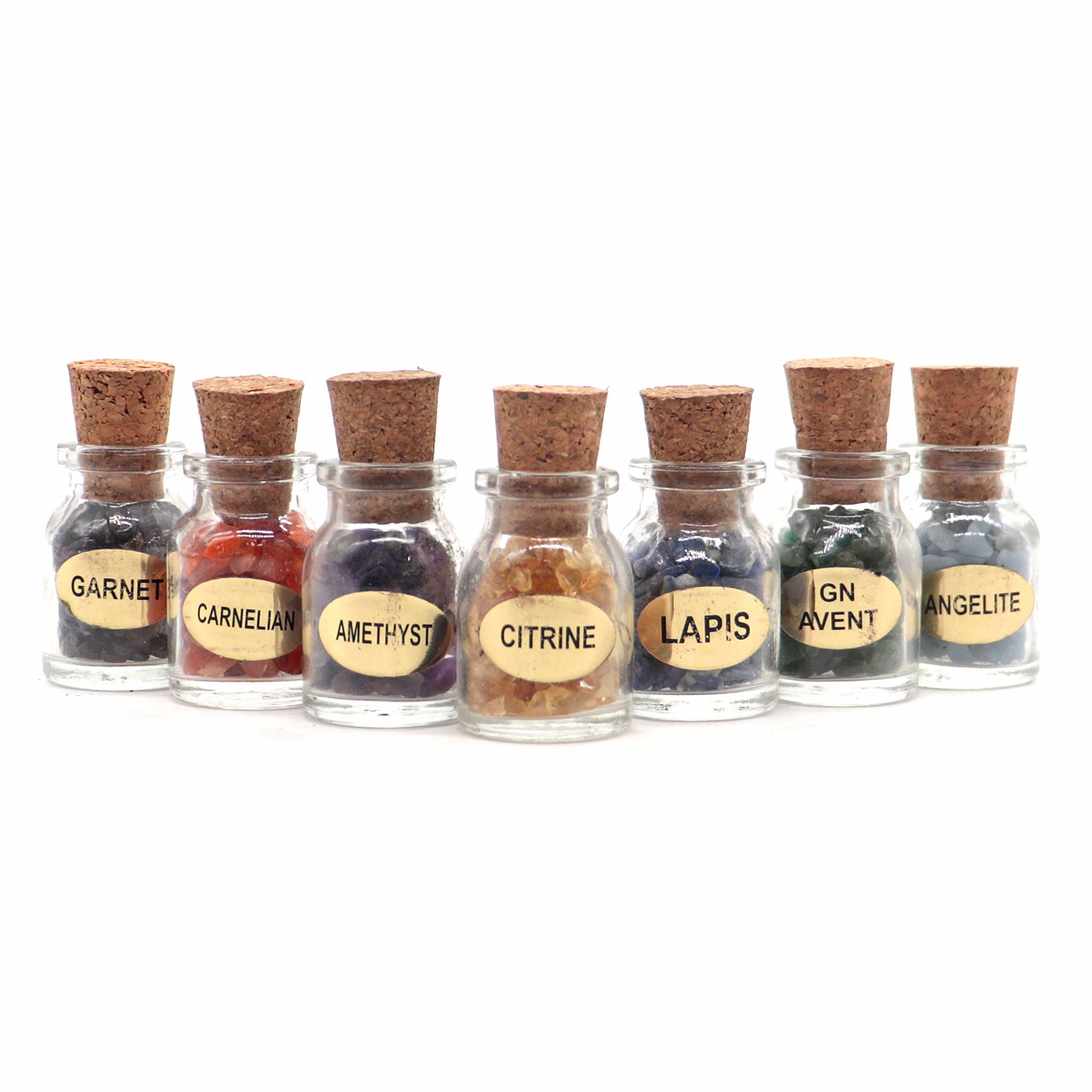 Chakra Chips in Bottle 7 Piece Boxed Set - 13 Moons