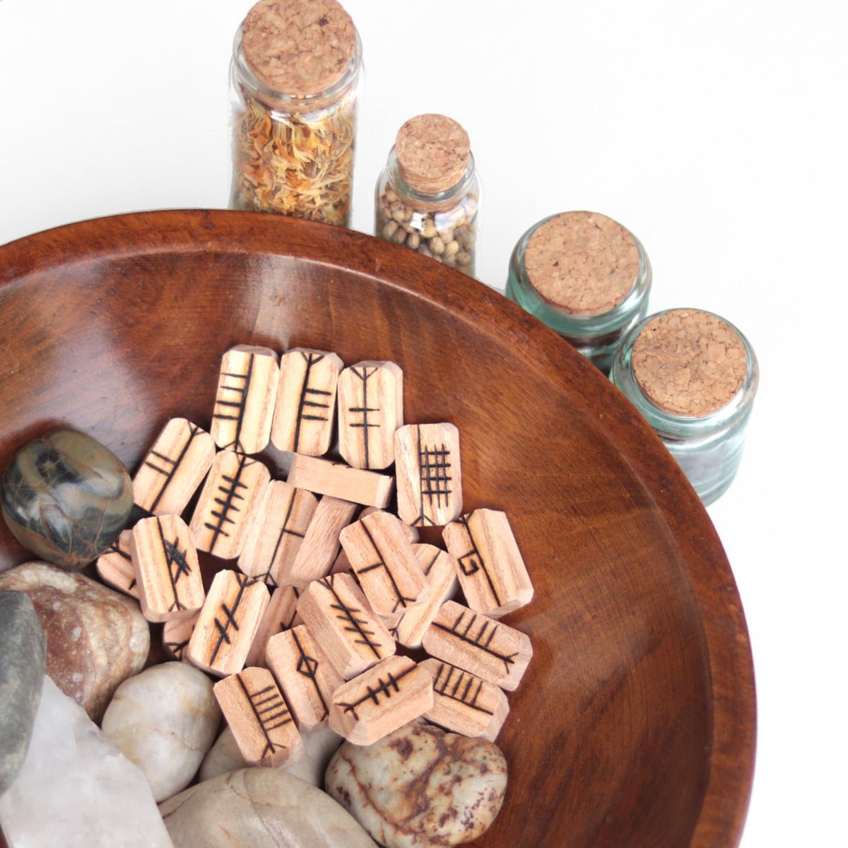 Chestnut Celtic Ogham Set - 13 Moons