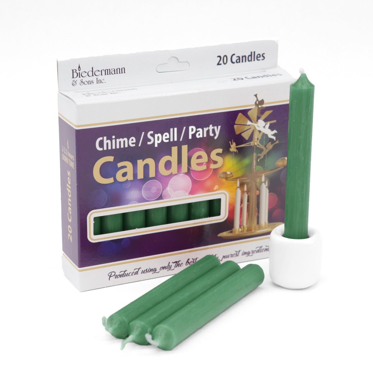 Chime Candle Green Box - 13 Moons