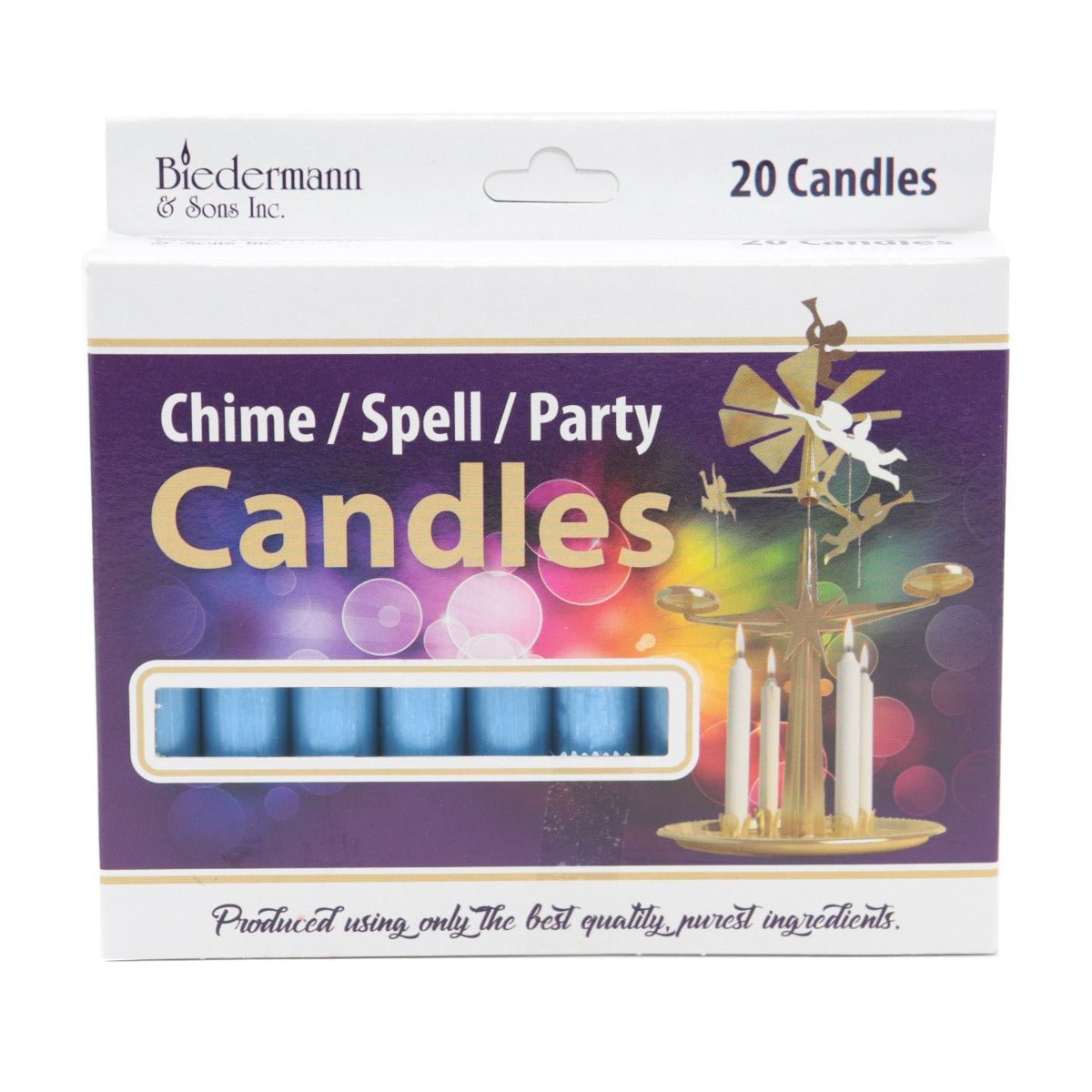 Chime Candle Light Blue Box - 13 Moons