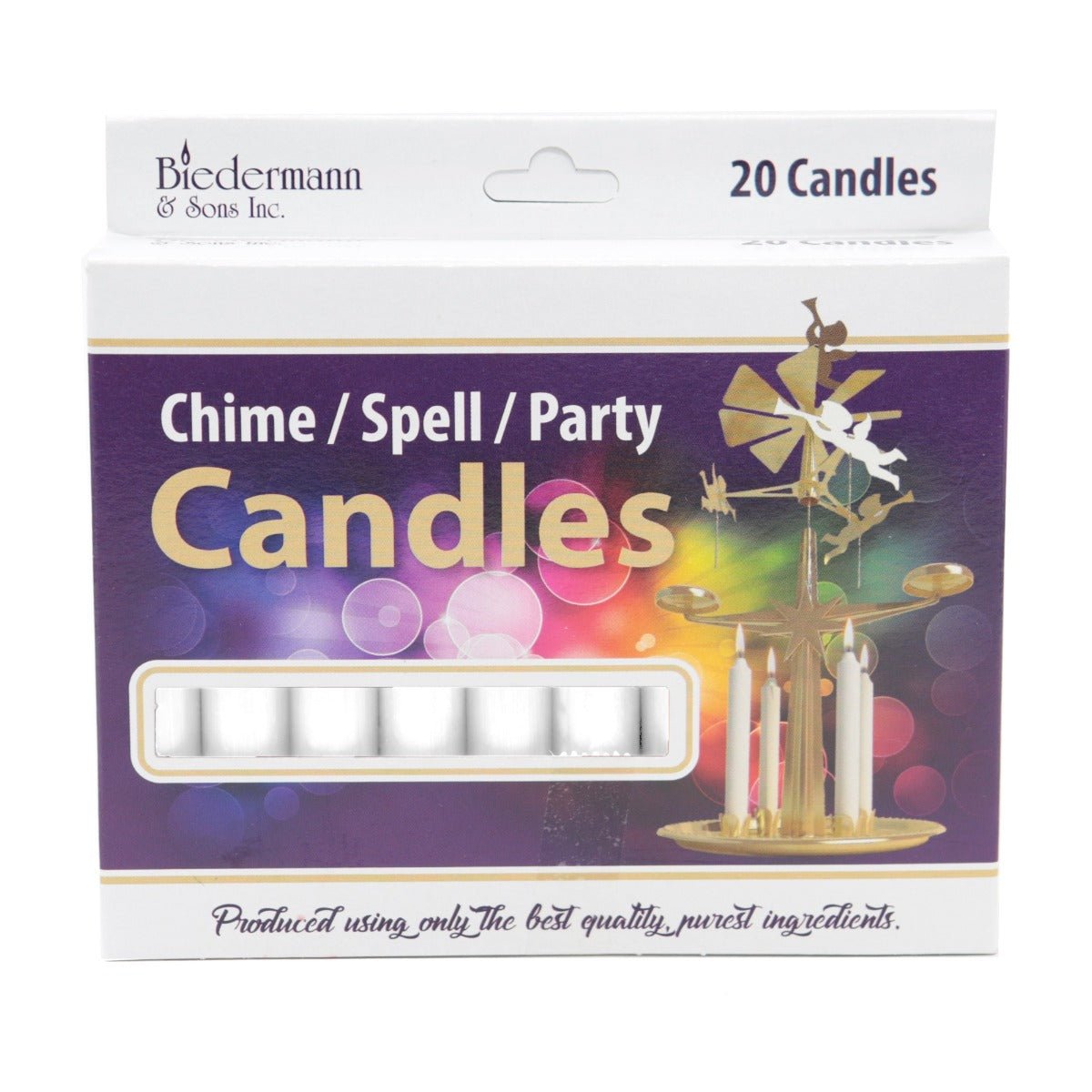Chime Candle White Single - 13 Moons