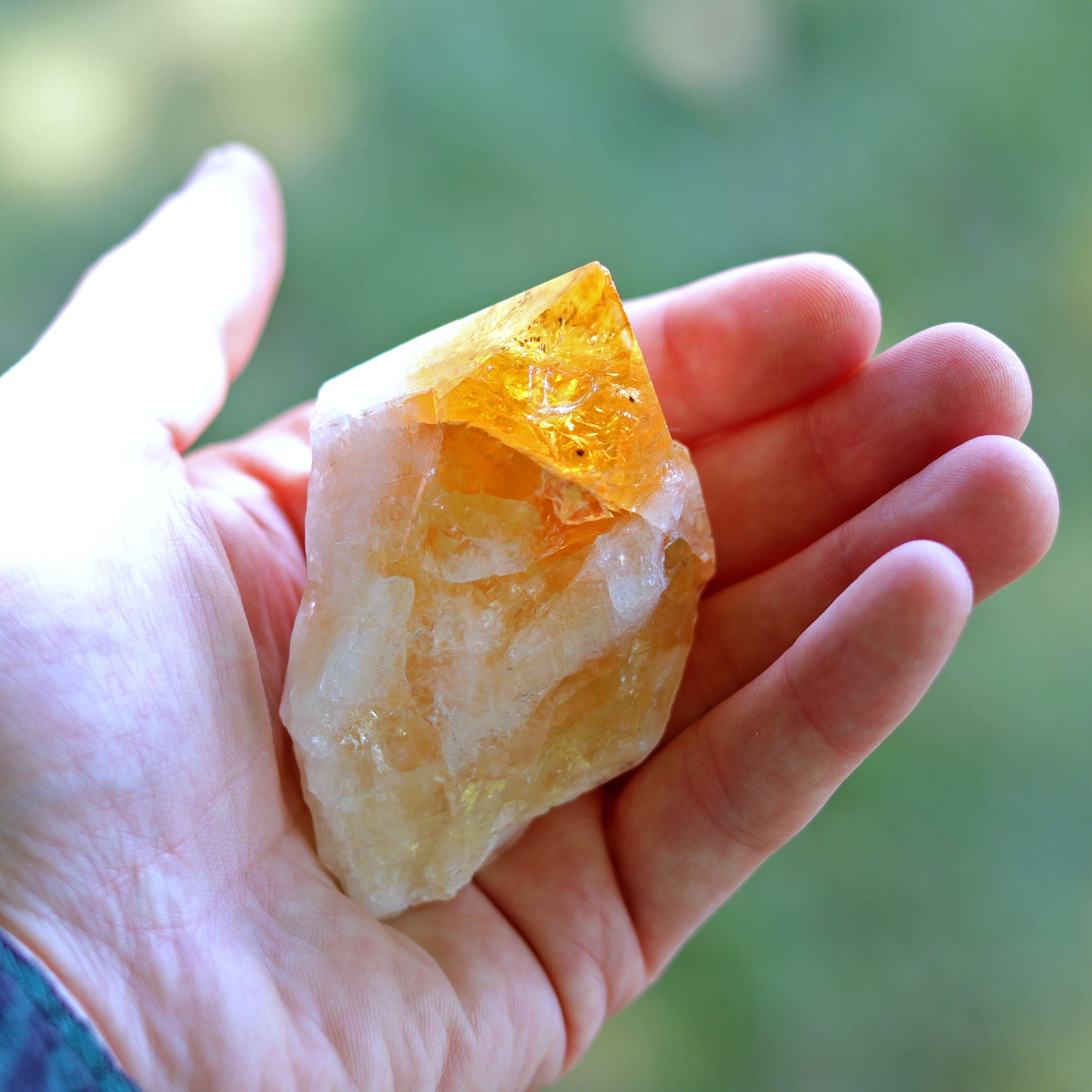Citrine Natural Point - Large - 13 Moons