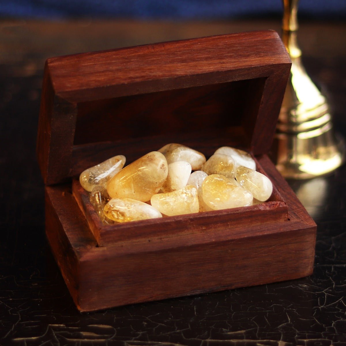 Citrine Tumbled Stone - 13 Moons