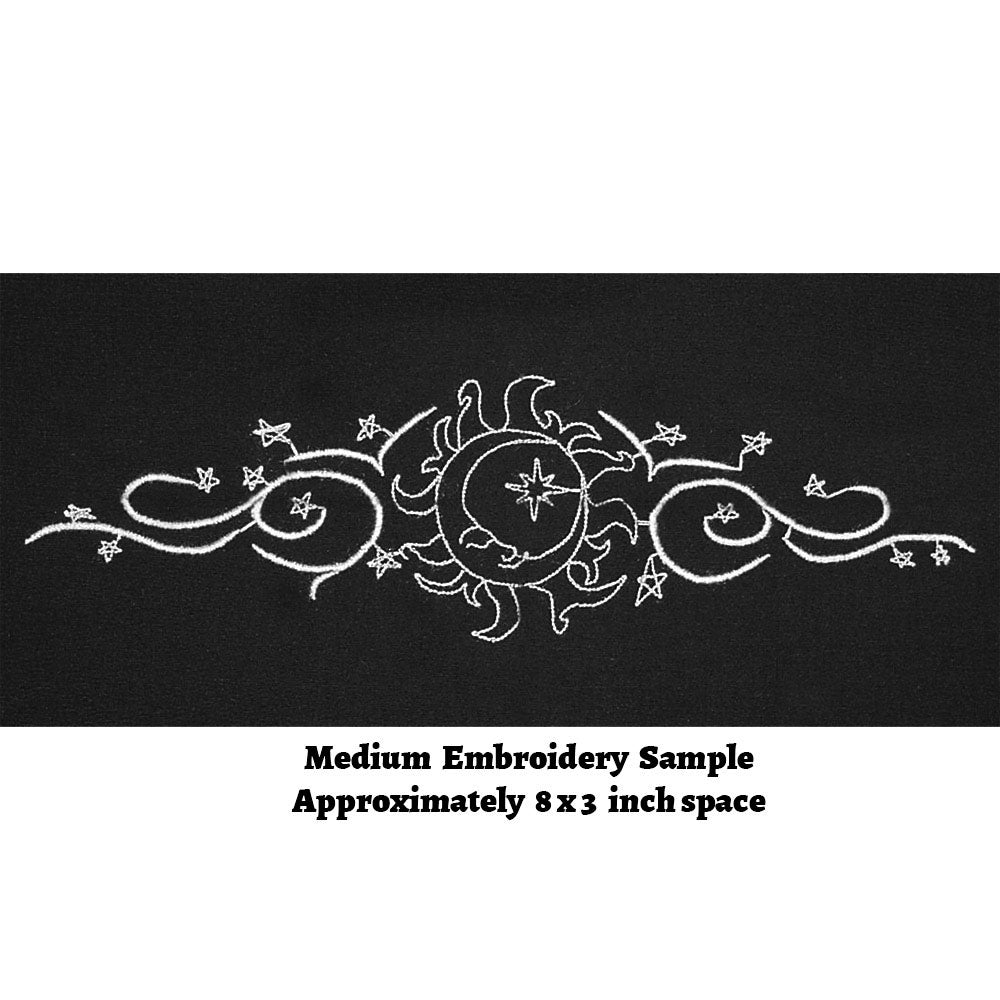 Cotton Cloak with Embroidery - 13 Moons
