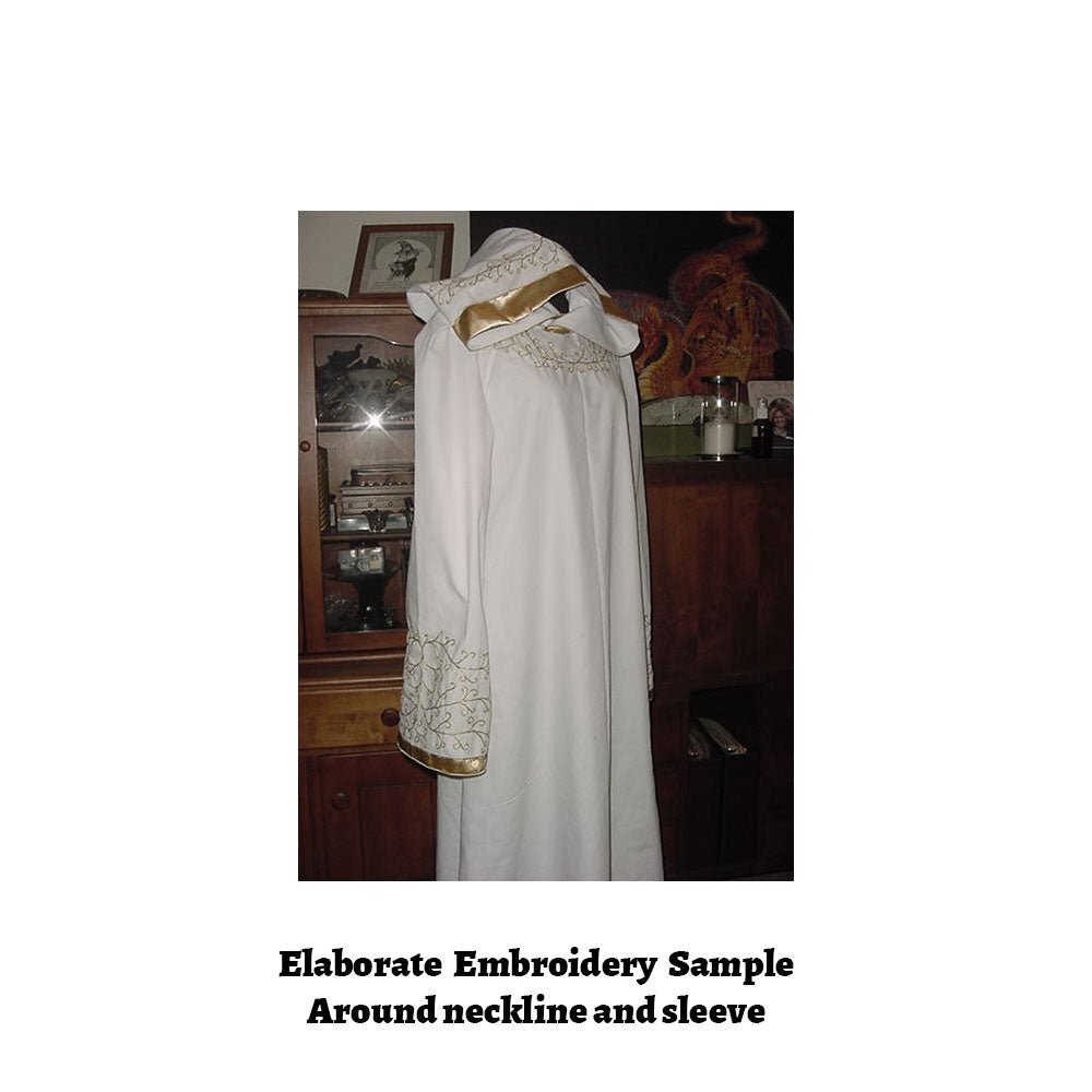Cotton Cloak with Embroidery - 13 Moons
