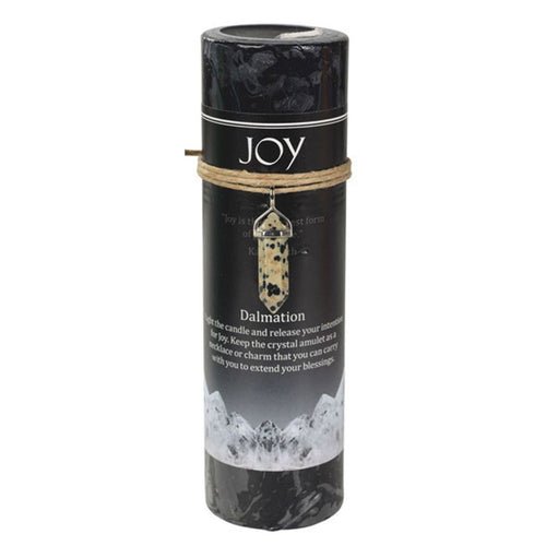 Crystal Energy Joy Candle with Pendant - 13 Moons