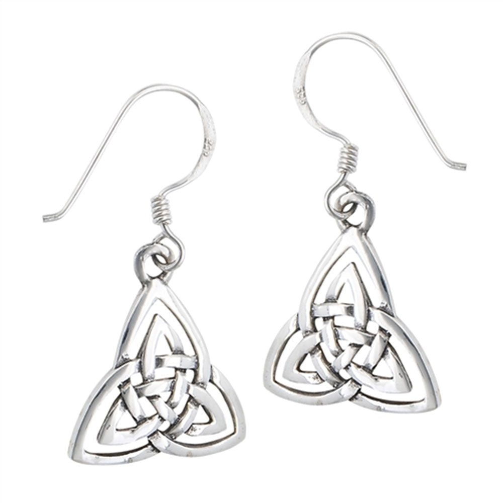 Double Triquetra Earrings - 13 Moons