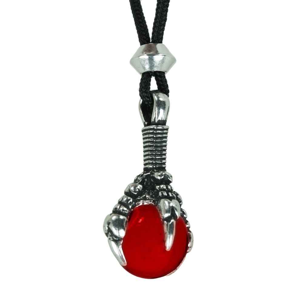 Dragon Claw Pendant - Red - 13 Moons