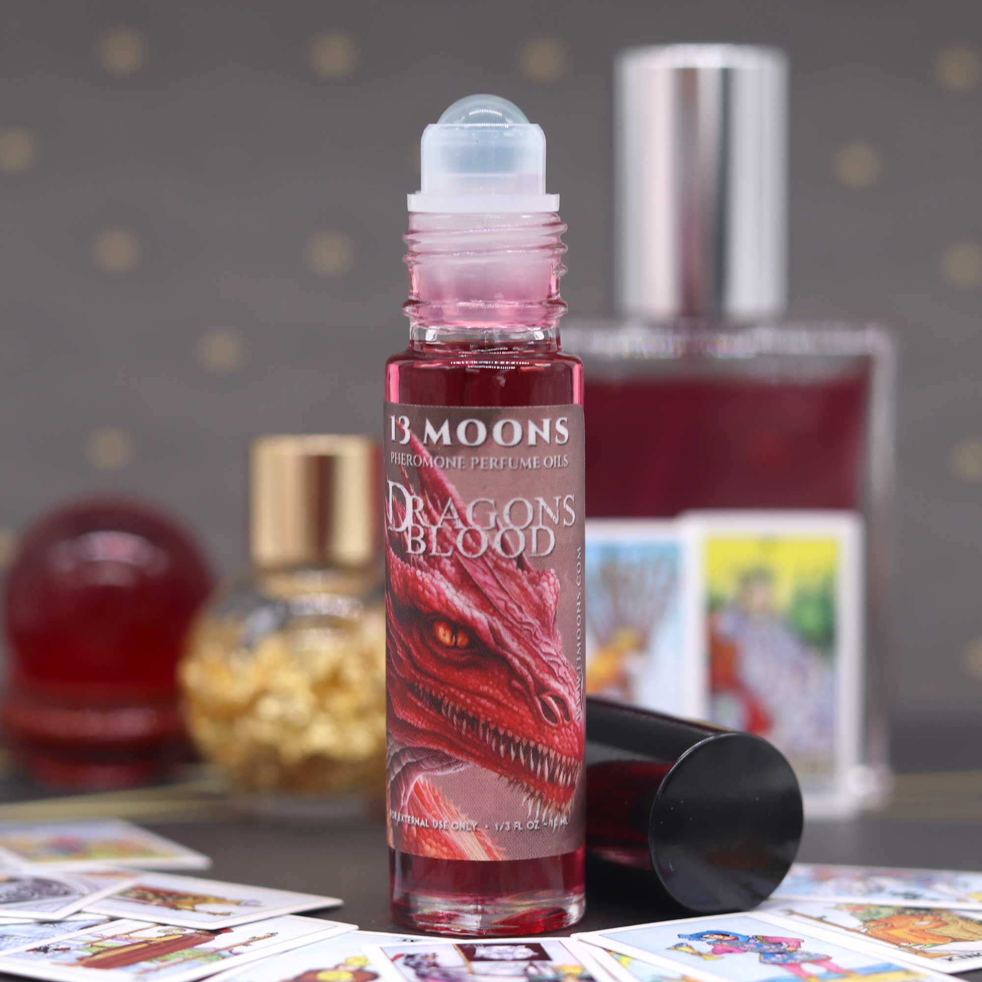 Dragon's Blood Pheromone Infused Perfume Roll-on Oil - 13 Moons