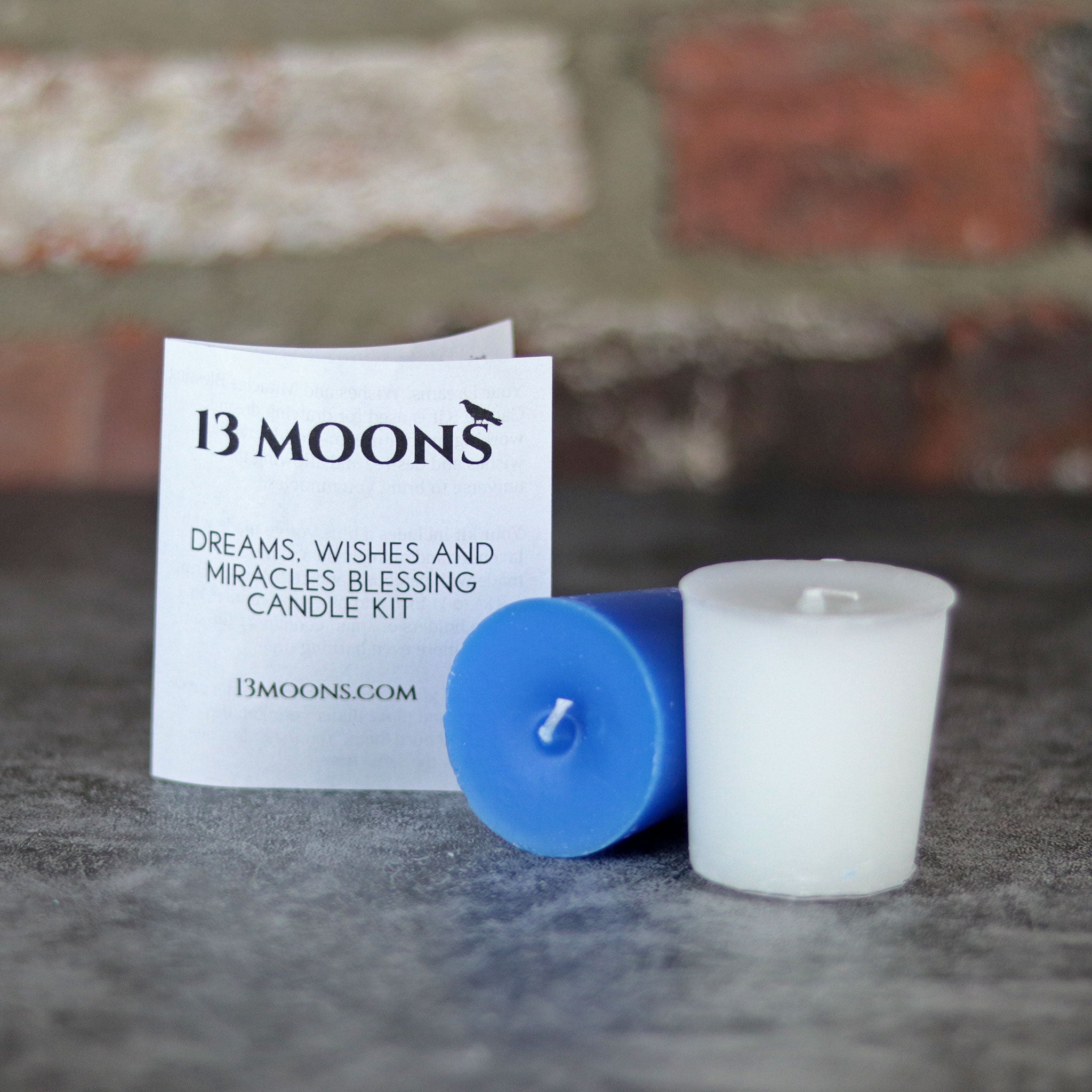 Dreams, Wishes and Miracles Blessing Candle Kit - 13 Moons