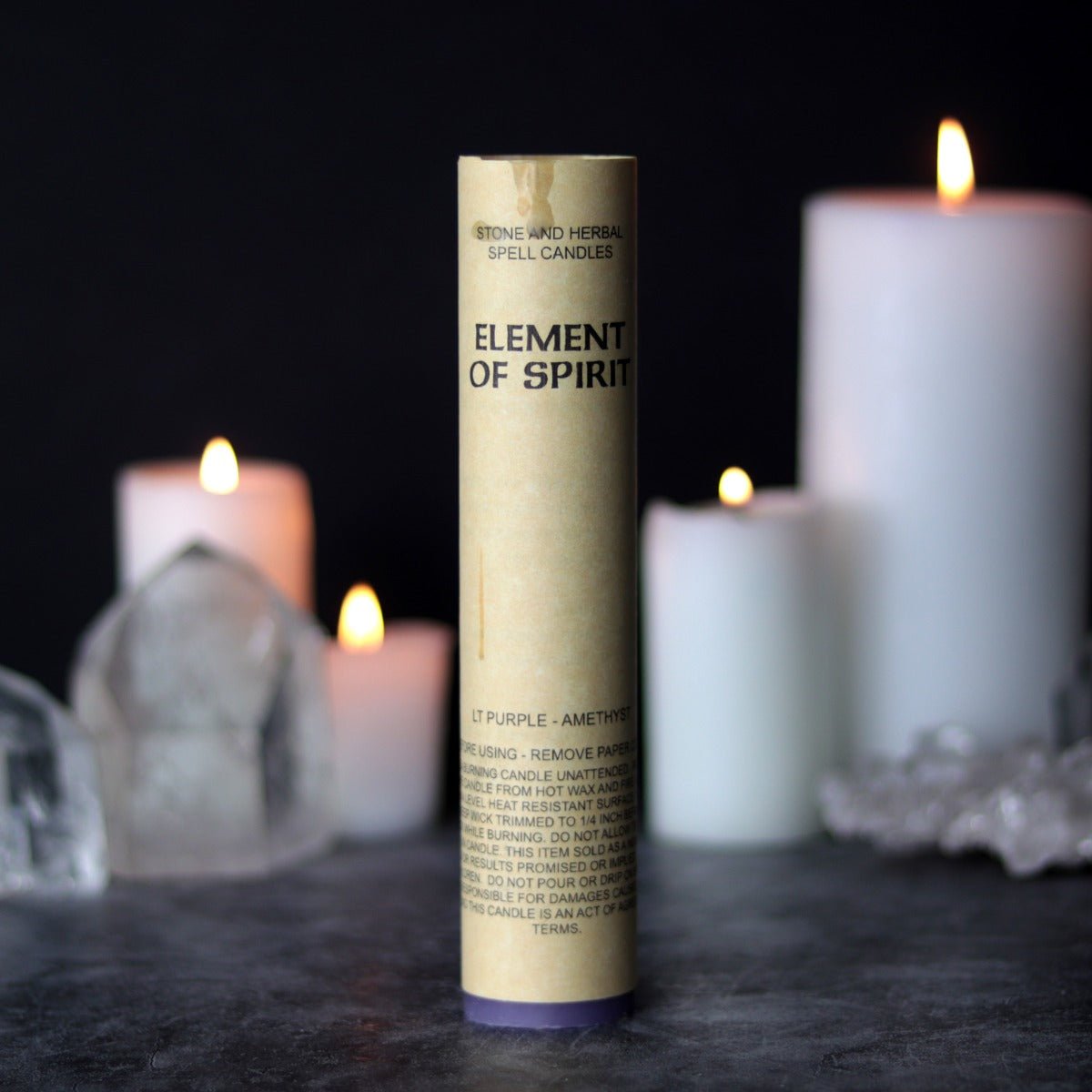 Element of Spirit Spell Candle - 13 Moons