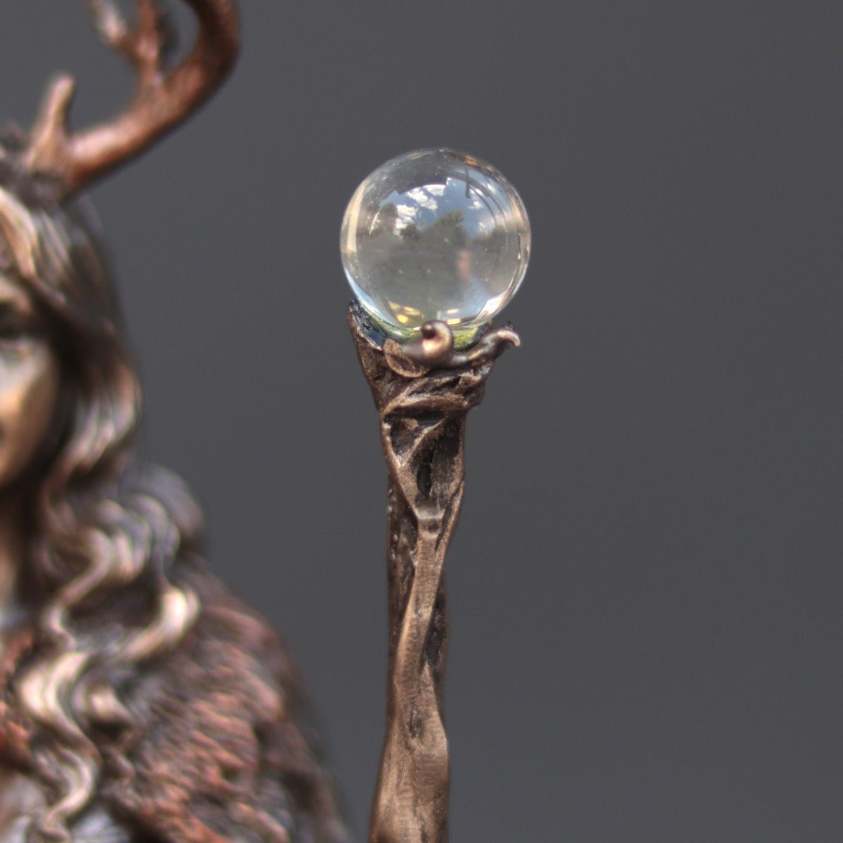 Elen of the Ways Bronze Statue - 13 Moons