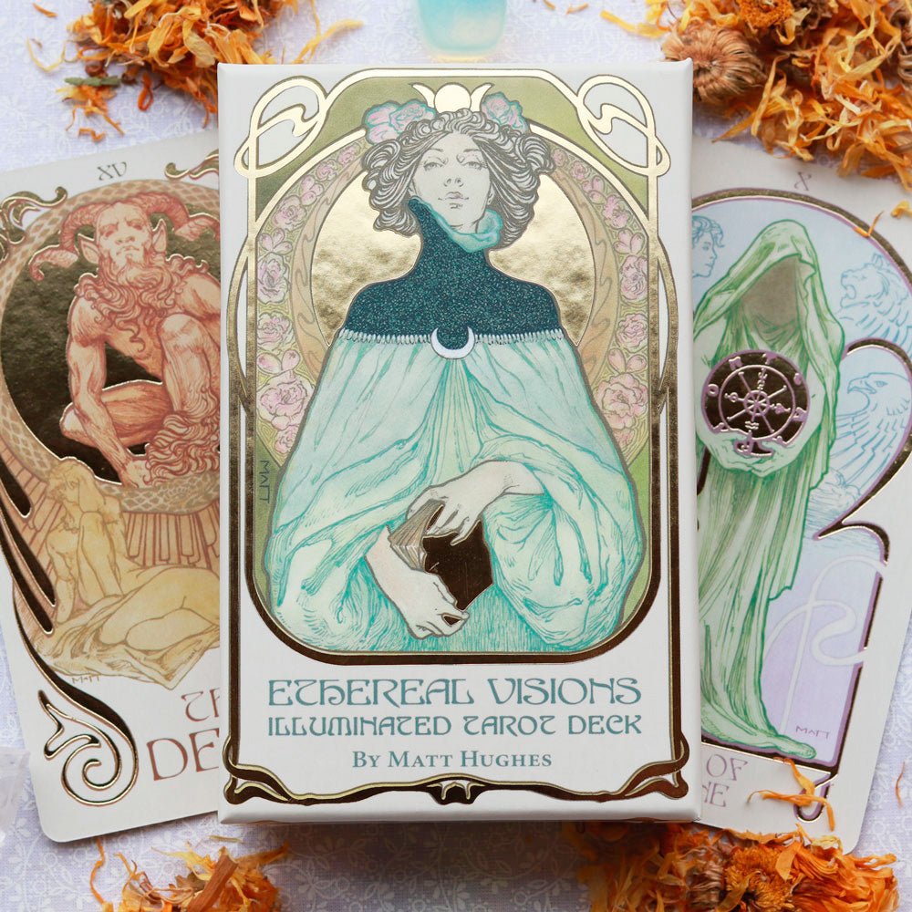 Ethereal Visions Tarot, Cloth and Bag Set - 13 Moons