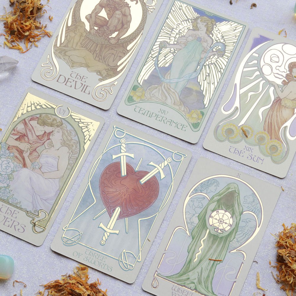 Ethereal Visions Tarot, Cloth and Bag Set - 13 Moons