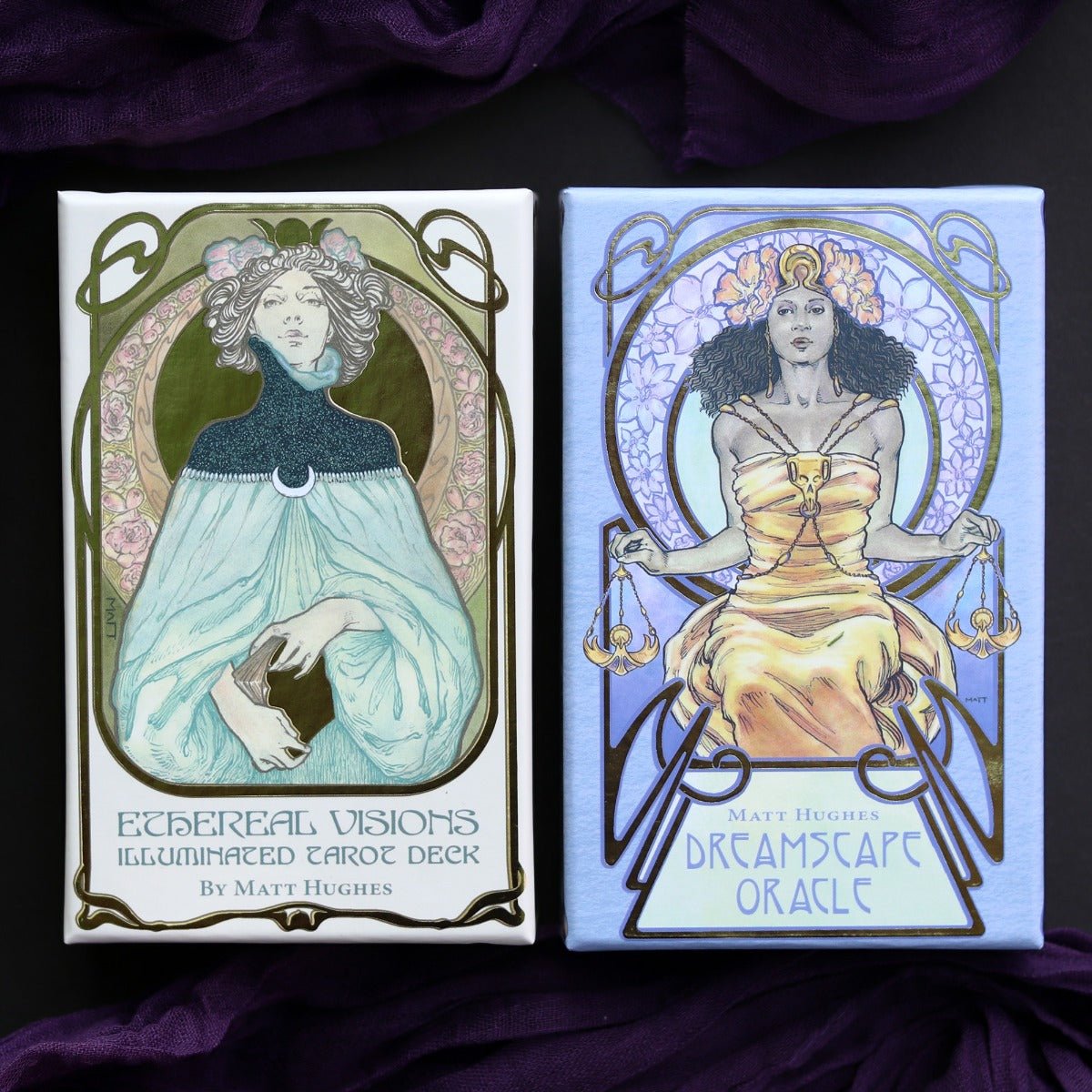 Ethereal Visions Tarot & Dreamscape Oracle Set - 13 Moons