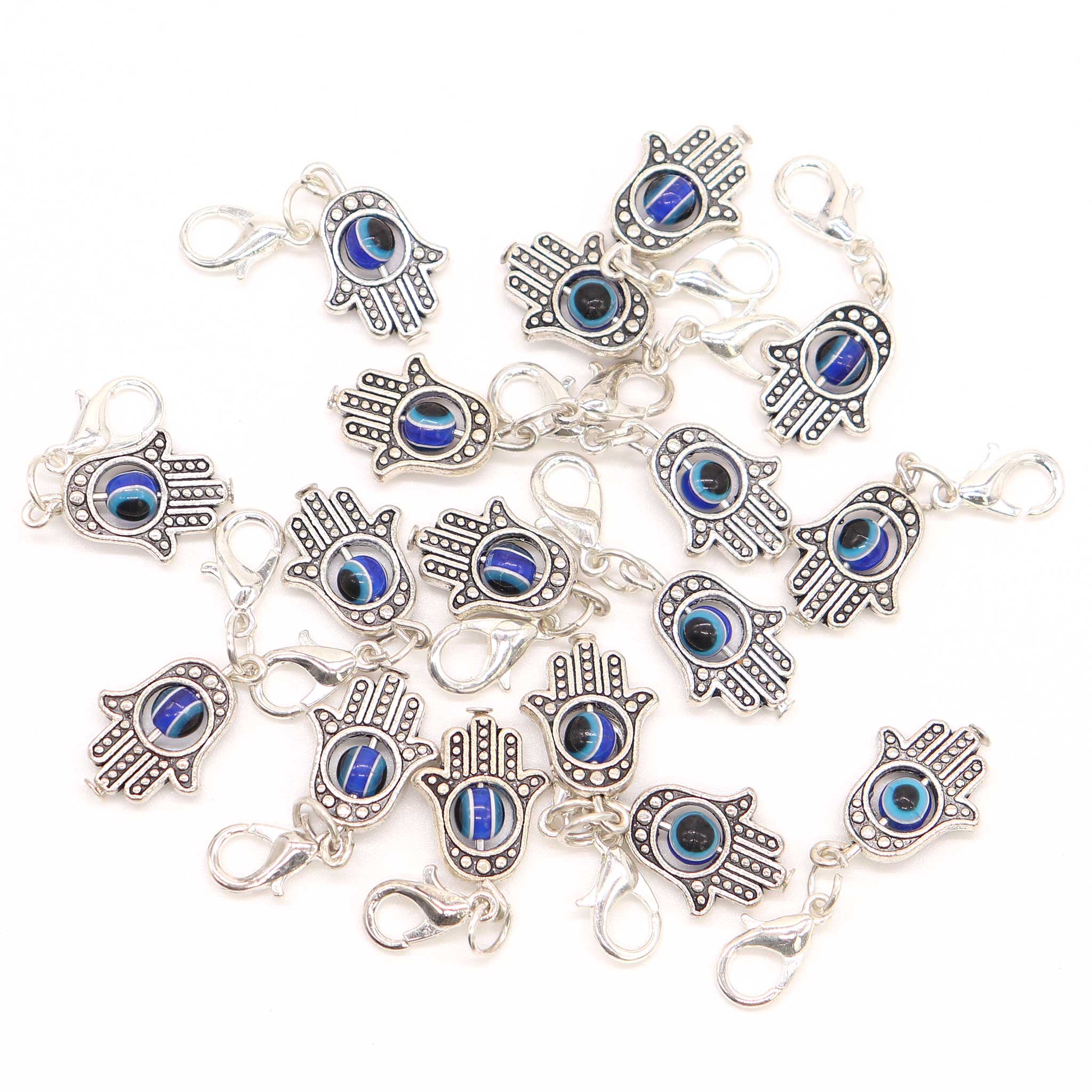 Evil Eye and Hamsa Charm - 13 Moons