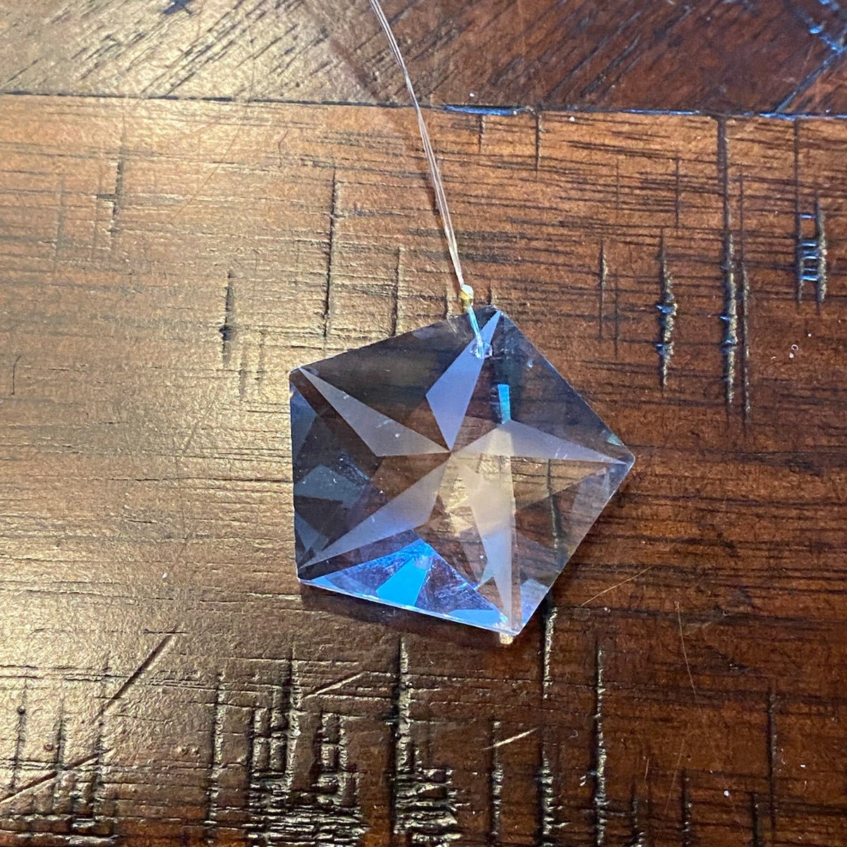 Faceted Pentagon Crystal - 13 Moons