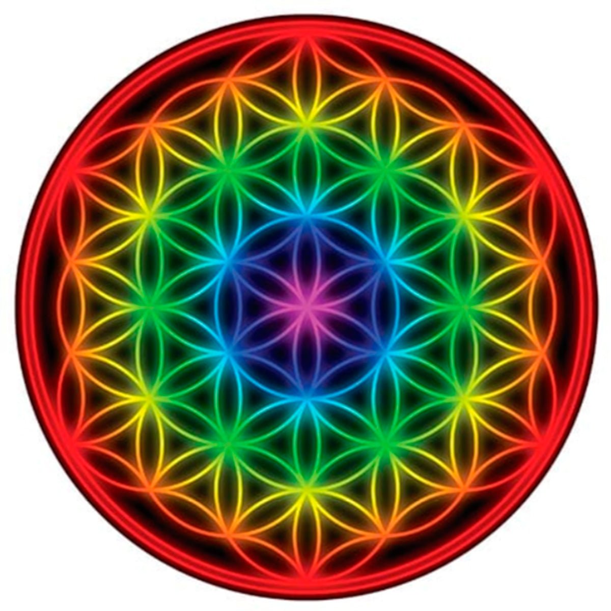 Flower of Life Scrying Mirror Set - 13 Moons