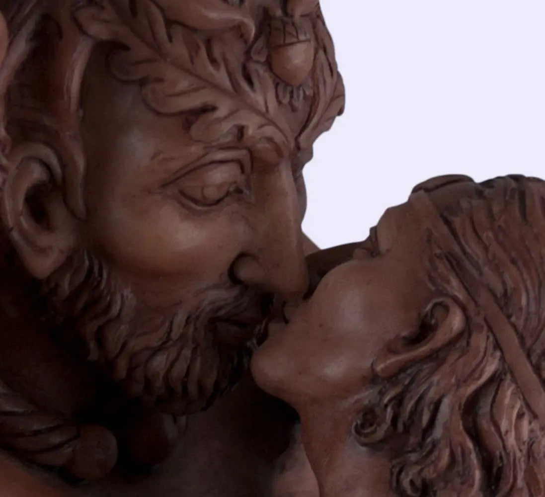 Forest God and Moon Goddess Statue - 13 Moons