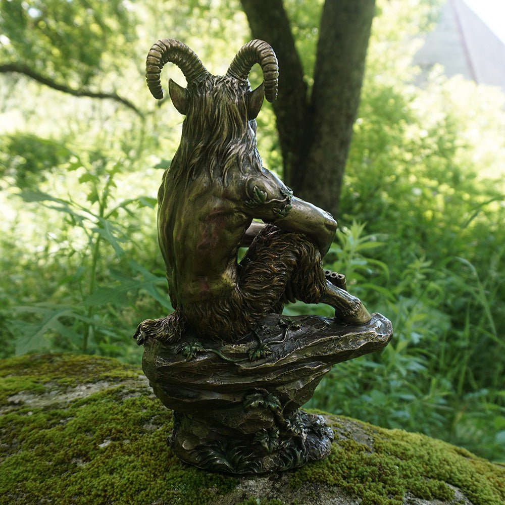 Forest Pan Bronze Statue - 13 Moons