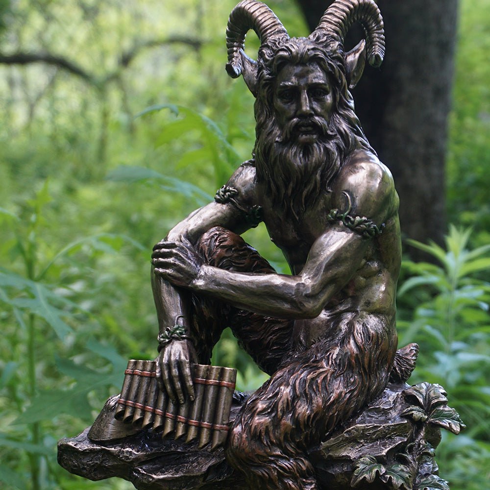 Forest Pan Bronze Statue - 13 Moons