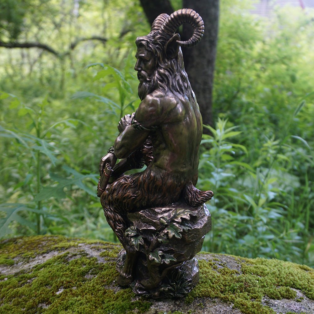 Forest Pan Bronze Statue - 13 Moons